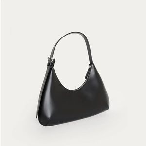 Oak + Fort Black Shoulder Bag